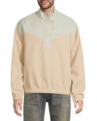 Opening Ceremony - Colorblocked Mock Turtleneck Anorak Jacket - Lyst