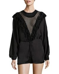 Alice McCALL Diamond Dancer Love Story Romper - Black