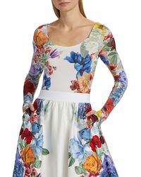 Alice + Olivia - Rhys Ballet Bodysuit - Lyst