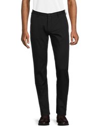 BOSS - Solid Flat Front Pants - Lyst