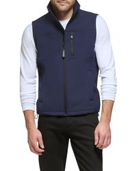 Calvin Klein - Mockneck Zip Up Vest - Lyst