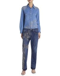 Isabel Marant - Imane Pieced Denim Jumpsuit - Lyst