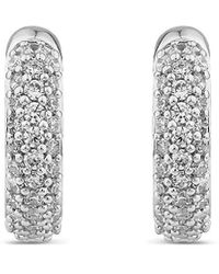 Saks Fifth Avenue - 14k White Gold & 0.5 Tcw Lab Grown Diamond Cuff Earring - Lyst