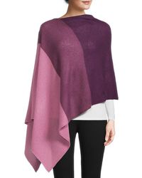 Purple Ponchos and poncho dresses for Women | Lyst