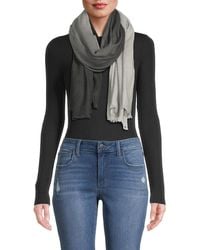 Vince - Two Tone Merino Wool & Cashmere Scarf - Lyst