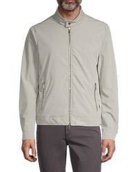 Moorer - Banded Collar Bomber Jacket - Lyst