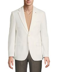Scotch & Soda - Textured Knit Two-button Jacket - Lyst