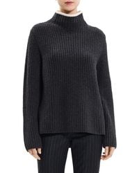 Theory - Karenia Ribbed Wool & Cashmere Sweater - Lyst