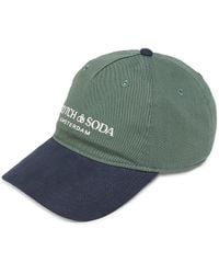 Scotch & Soda - Embroidered Logo Cotton Baseball Cap - Lyst