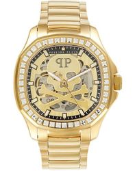 Philipp Plein - $keleton $pectre 42mm Ip Goldtone Stainless Steel Automatic Watch - Lyst