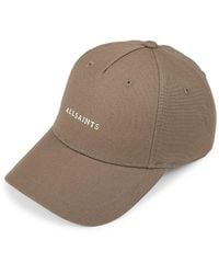 AllSaints - Embroidered Logo Baseball Cap - Lyst
