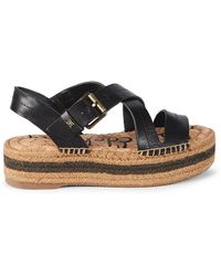 sam edelman black platform sandals