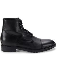Bruno Magli - Rufino Leather Ankle Boots - Lyst