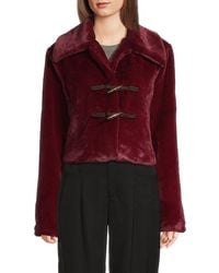 AREA STARS - Abi Faux Fur Jacket - Lyst