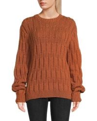 The Elder Statesman - Tide Stitch Cotton & & Wool Sweater - Lyst