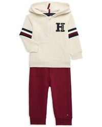 Tommy Hilfiger - Baby Boy's 2-Piece Logo Quarter Zip Hoodie & Joggers Set - Lyst