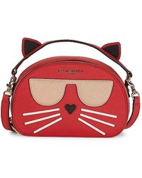 Karl Lagerfeld Maybelle Choupette Cat Top-handle Bag - Red