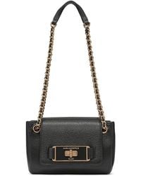 Karl Lagerfeld - Paris Bridgette Leather Crossbody Bag With Chain Strap - Lyst