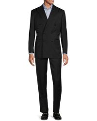 Saks Fifth Avenue - Saks Fifth Avenue Classic Fit Double Breasted Wool Tuxedo - Lyst
