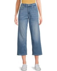 7 For All Mankind - The Modern Straight Cropped Jeans - Lyst