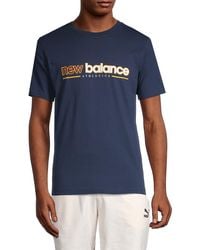 New Balance Short sleeve t-shirts for Men - Up to 71% off at Lyst.com
