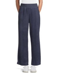 Tommy Hilfiger - Easy Fit Wide-Leg Knit Pants - Lyst