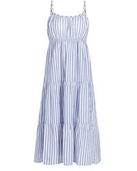 Rails - Blakely Cotton Striped Midi-dress - Lyst