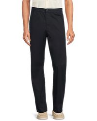 Vince - Stretch-Cotton Flat-Front Beach Pants - Lyst