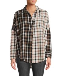 French Connection - Panita Plaid Collared Shirt - Lyst