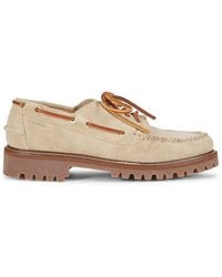 G.H. Bass & Co. - G. H. Bass Ranger Camp Suede Lug Sole Boat Shoes - Lyst