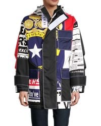 versace coat men