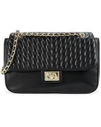 Karl Lagerfeld - Agyness Leather Shoulder Bag - Lyst