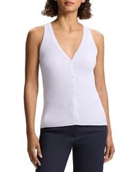 Theory - Rib-knit Vest - Lyst
