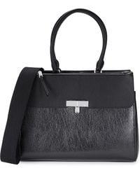 Calvin Klein - Becky Faux Leather Top Handle Bag - Lyst
