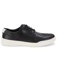 Cole Haan - Leather Low Top Sneakers - Lyst
