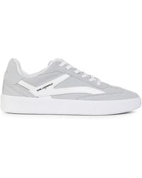 Karl Lagerfeld - Suede Side-k T-toe Low-top Sneakers - Lyst
