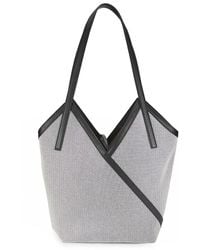 Rag & Bone - Alix Cotton & Leather Tote - Lyst