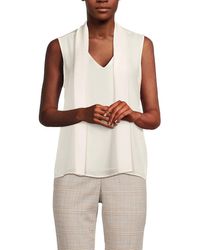 Tommy Hilfiger - Overlay Sleeveless Top - Lyst