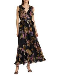 Kobi Halperin - Lesley Floral Ruffled Maxi Dress - Lyst