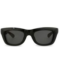 Bottega Veneta - 49mm Rectangle Sunglasses - Lyst