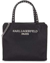 Karl Lagerfeld - Mini Ikons Logo Tote - Lyst