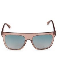 DIFF - 55mm Rectangle Sunglasses - Lyst