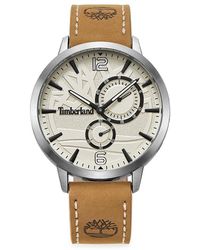 Timberland - Dress Sport 44Mm Stainless Steel & Leather Strap Watch - Lyst