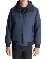 DKNY - Ribstop Bonded Bomber Jacket - Lyst