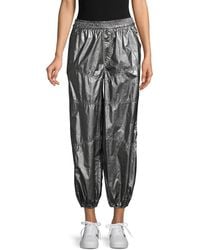 Free People Mirror Ball Track Trousers - Black