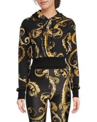 Versace Jeans Couture - Baroque Print Hoodie - Lyst