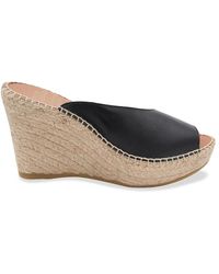 Andre Assous - Catarina Leather Wedge Espadrille Sandals - Lyst