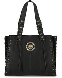 Just Cavalli - Studded Tiger Plaque Tote - Lyst