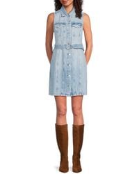 Rails - Wilshire Denim Mini Shirtdress - Lyst