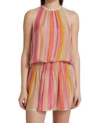 Pink Striped Dresses for Women - Up to 83% off | Lyst